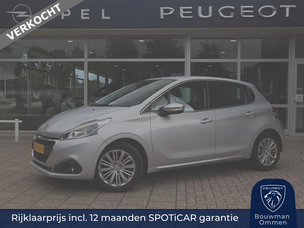 Peugeot 208 Allure 5-Drs Puretech 82pk, Rijklaarprijs, Navigatie Climate control Apple CarPlay/Android auto VERKOCHT