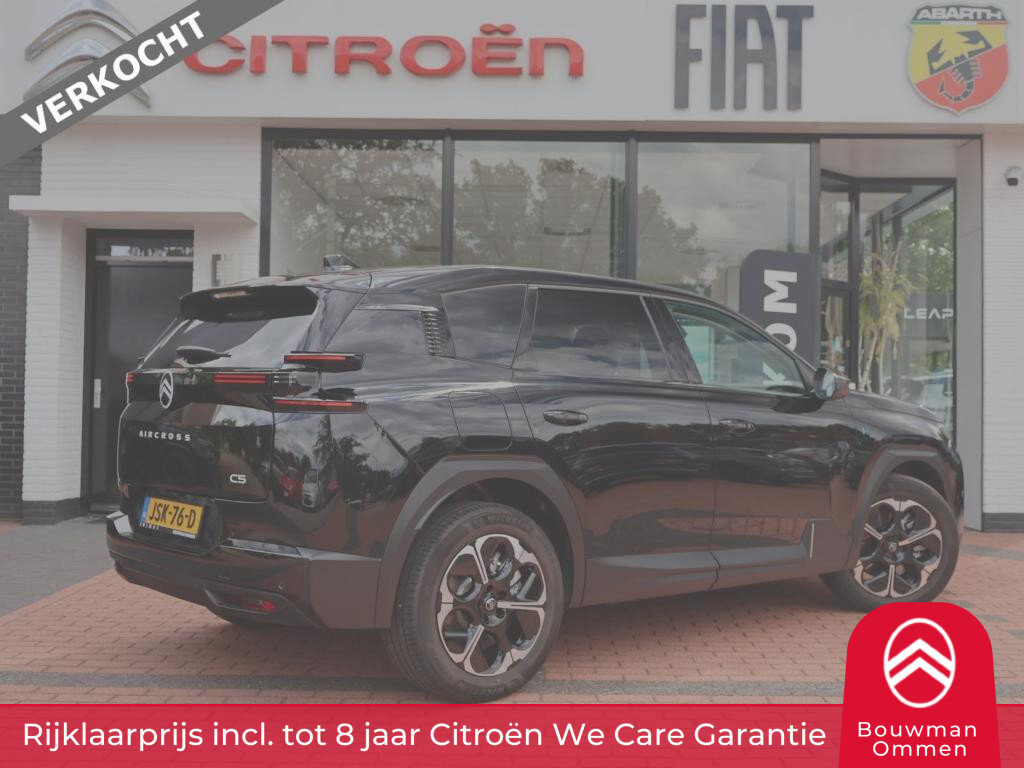 Citroën C5 Aircross Plug-in Hybride 225PK Automaat.7 Business, Rijklaarprijs | Adaptieve Cruise | 360 Camera | El. kofferklep VERKOCHT