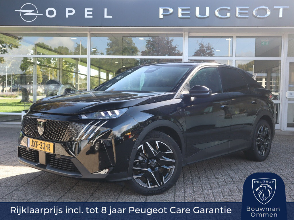 Peugeot 3008 SUV GT HYBRID 145pk e-DCS6 automaat, Rijklaarprijs, 360° Camera Adaptieve cruise control Elektrisch bedienbare achterklep