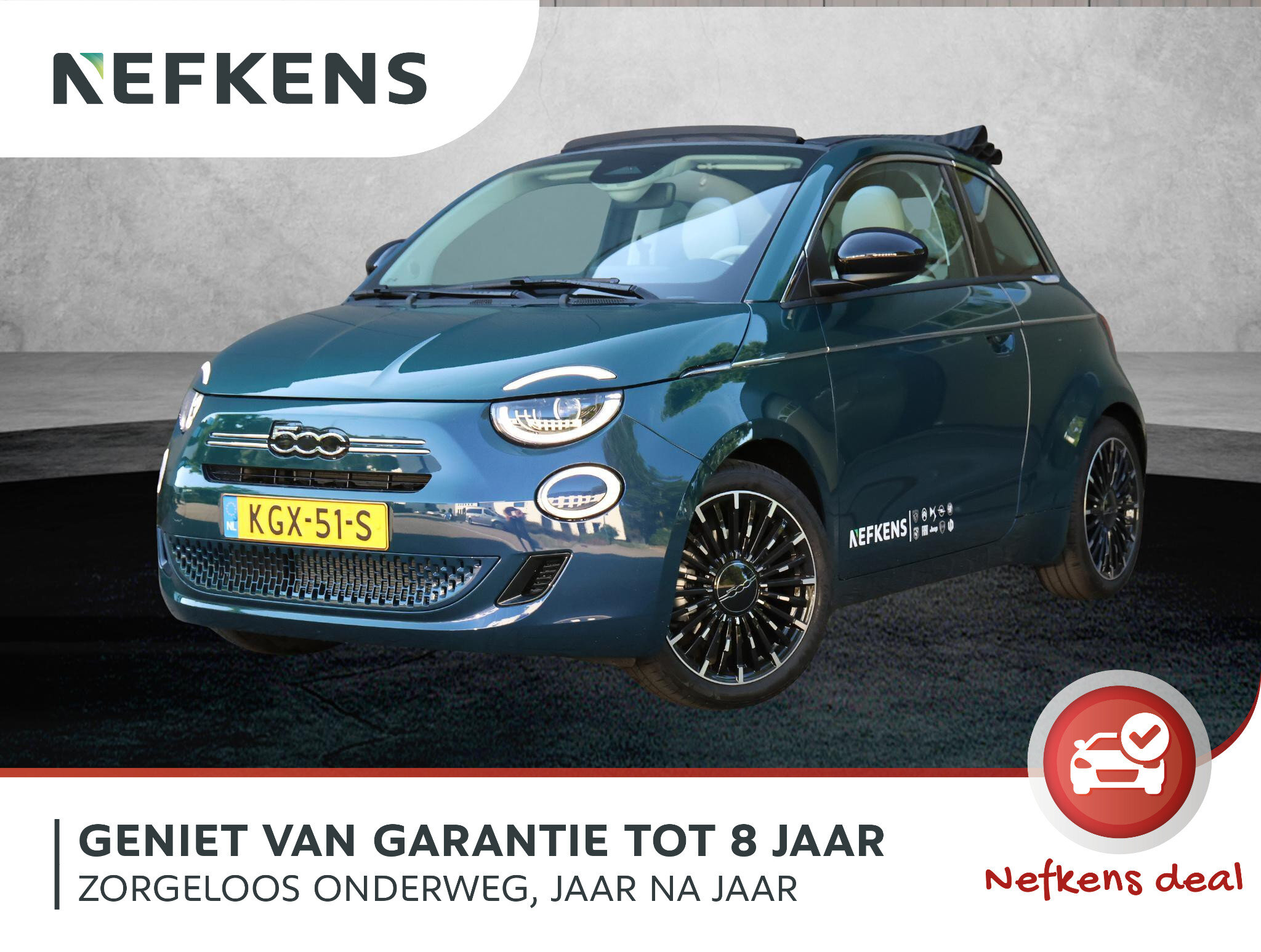 Fiat 500C 1.0 Hybrid La Prima Cabrio