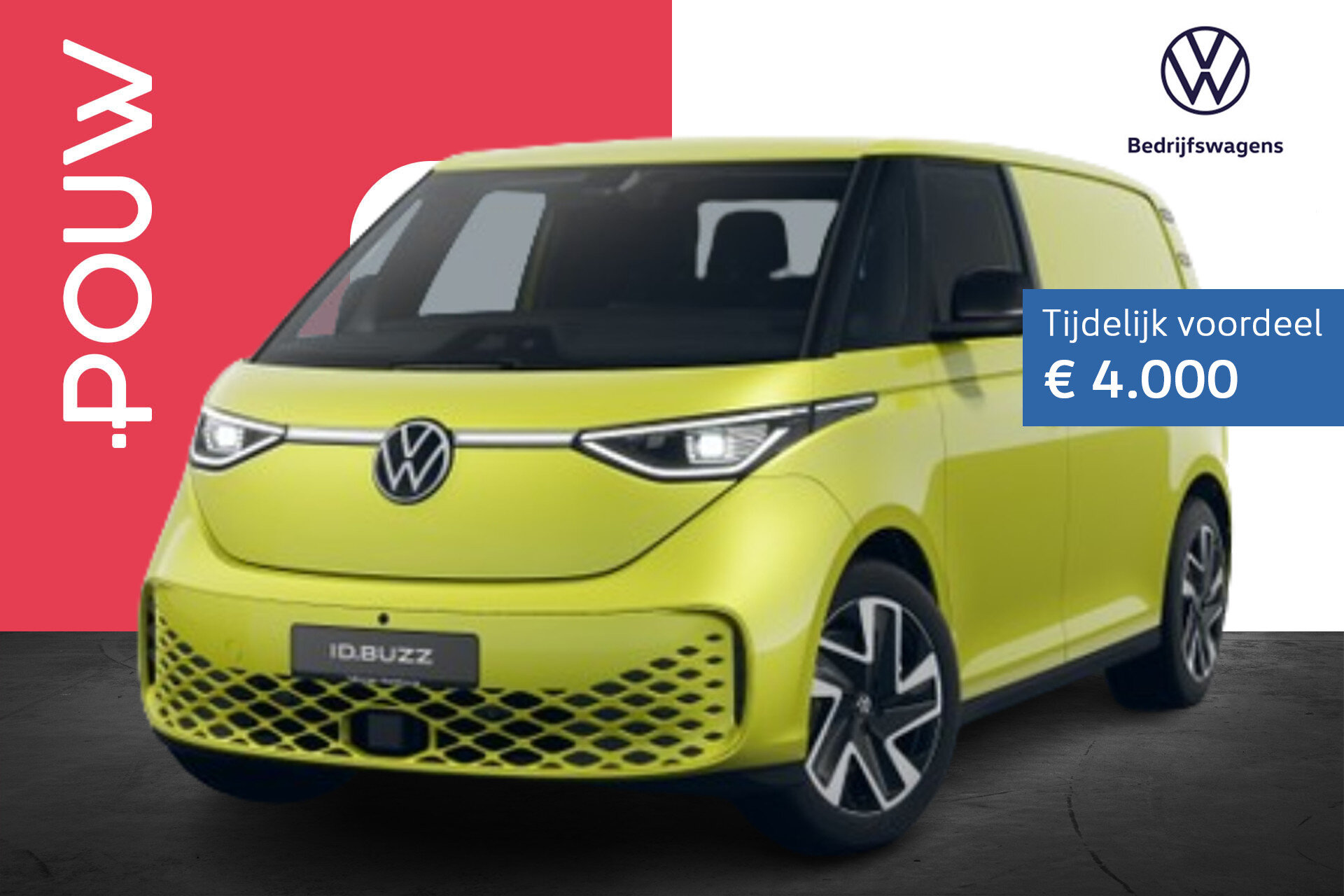 Volkswagen ID. Buzz Cargo 340pk Bulli Limited Edition 79 kWh 4MOTION