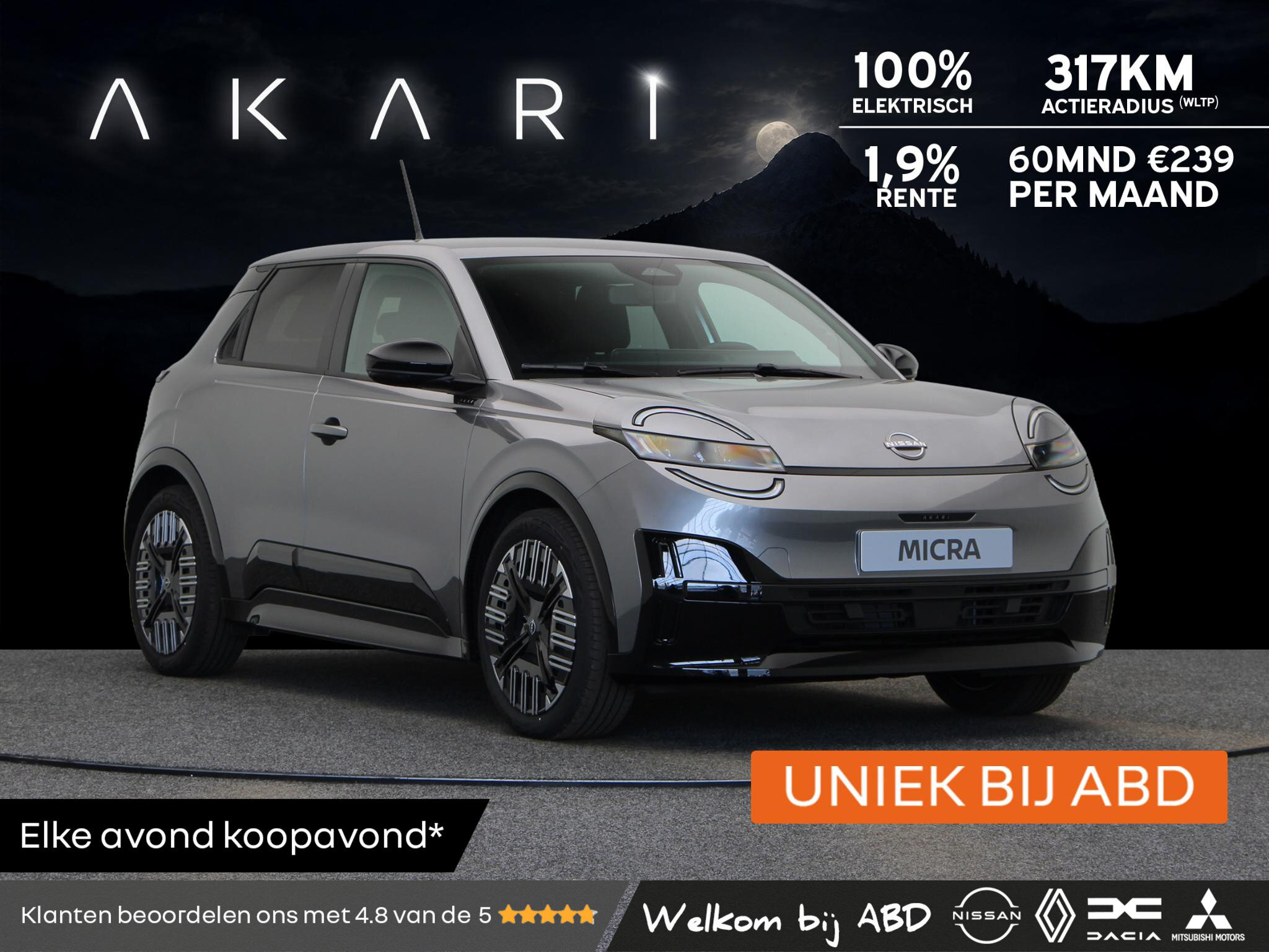 Nissan Micra 40 kWh AKARI 120pk