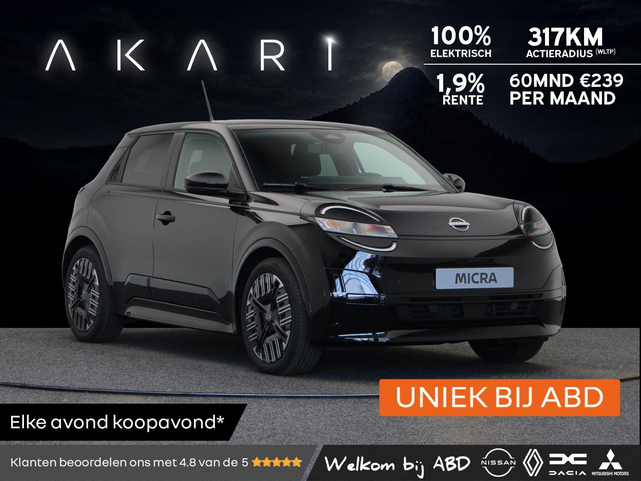 Nissan Micra AKARI 40 kWh 120pk