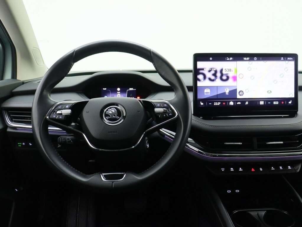 Škoda Enyaq iV 80 First Edition | Wegklapbare Trekhaak | Stoelverwarming | Navigatie | Camera | - Afbeelding 3