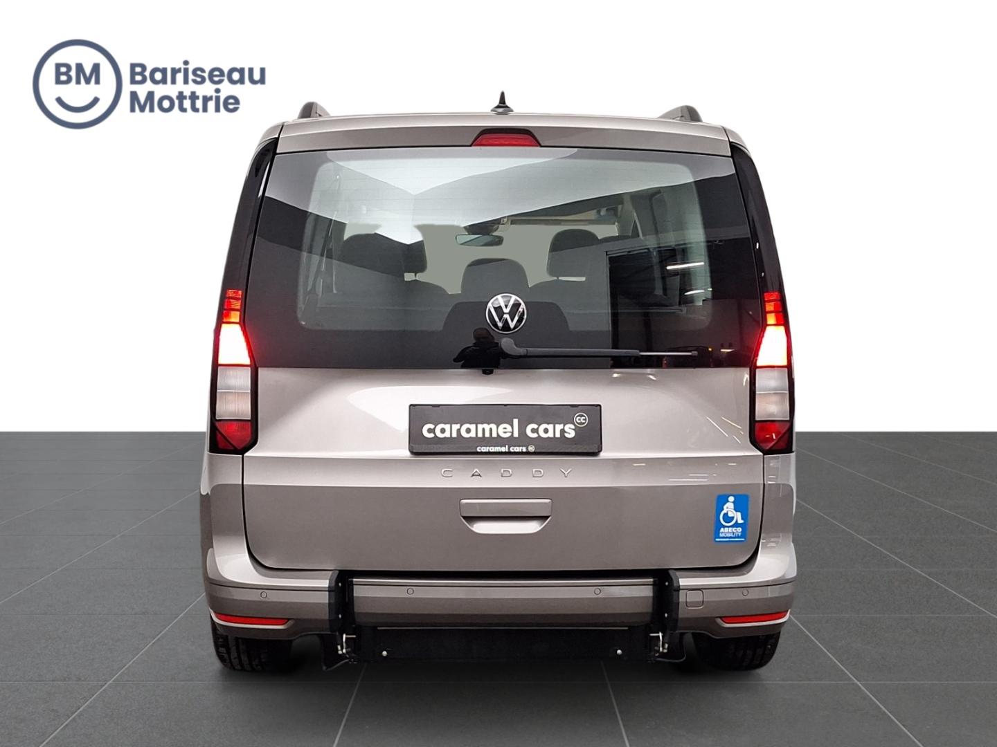Volkswagen Caddy 1.5 TSI DSG AUTOMAAT *ROLSTOELAUTO*ROLSTOELPLAAT*CAMERA ACHTER*SENSOREN VOOR EN ACHTER*DAB*CARPLAY*AIRCO*CRUISE CONTROL* - Afbeelding 5