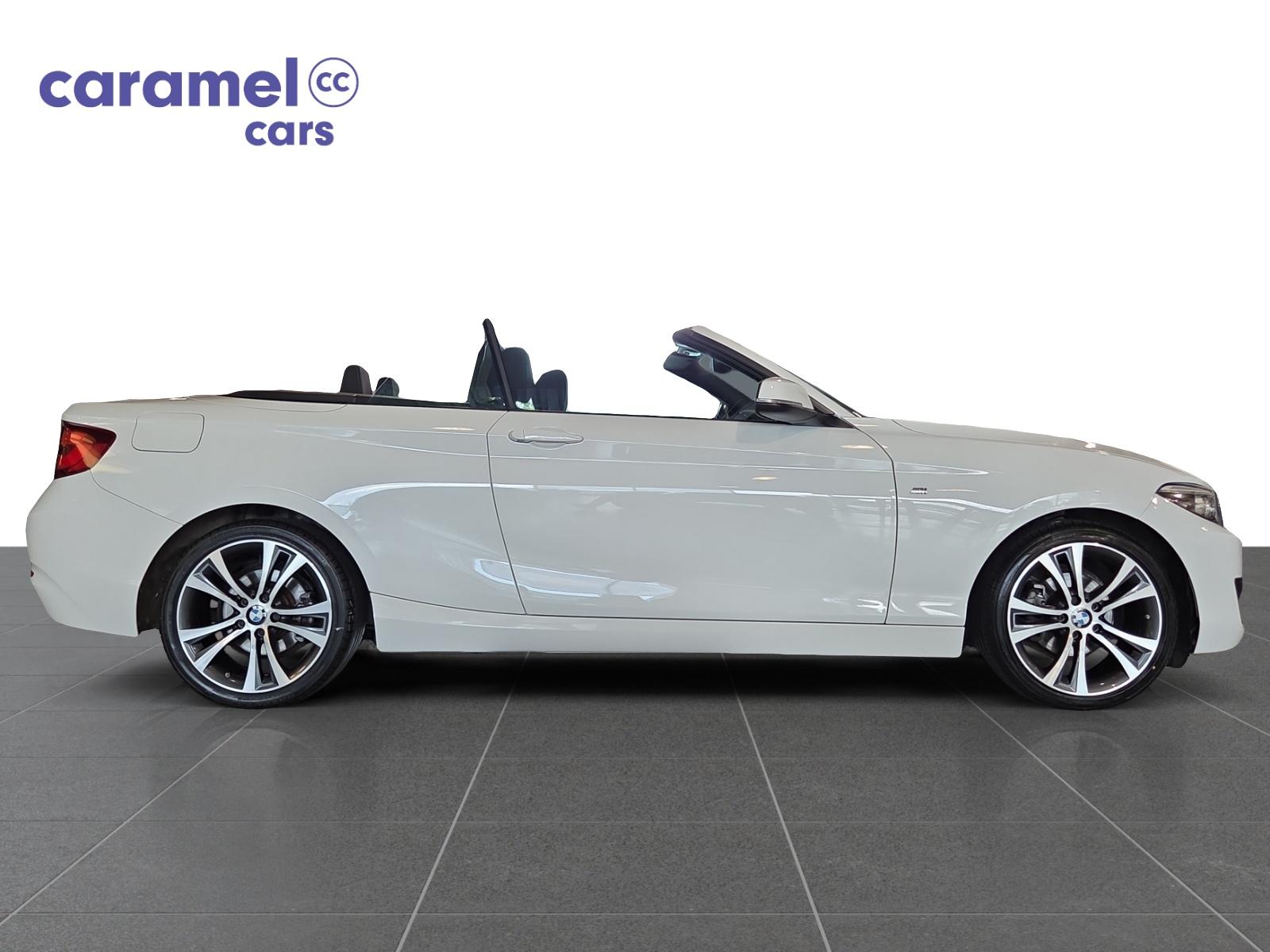BMW 2 Serie 218 SPORTLINE CABRIO AUTOMAAT *DAB*SENSOREN VOOR EN ACHTER*ZETELVERWARMING*KLIMAATREGELING*GPS* - Afbeelding 4