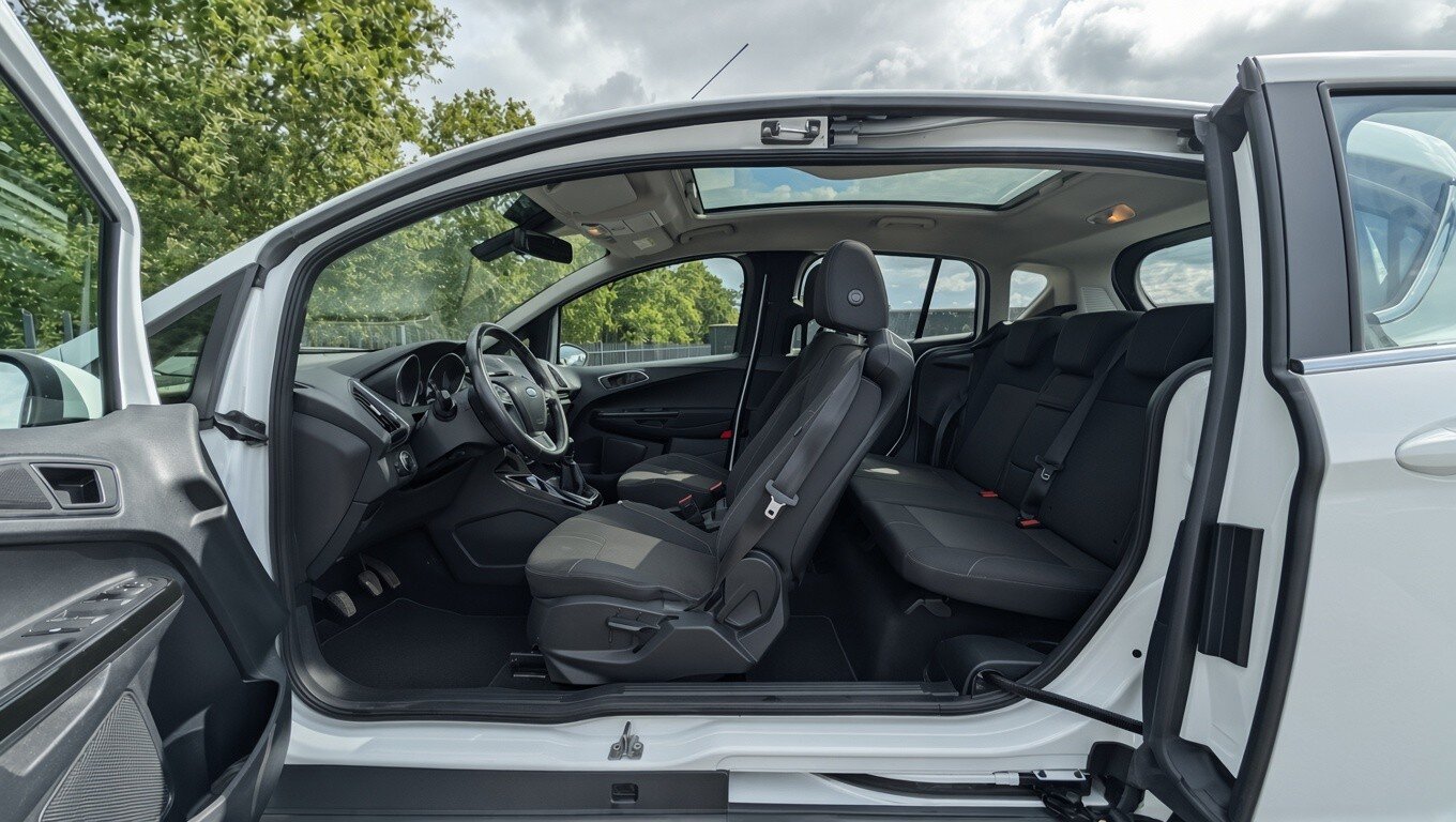 Ford B-MAX 1.0 EcoBoost | Titanium | 120PK | Pano | Trekhaak | Stoel & Voorruit verw. | Lichtmetaal - Afbeelding 5