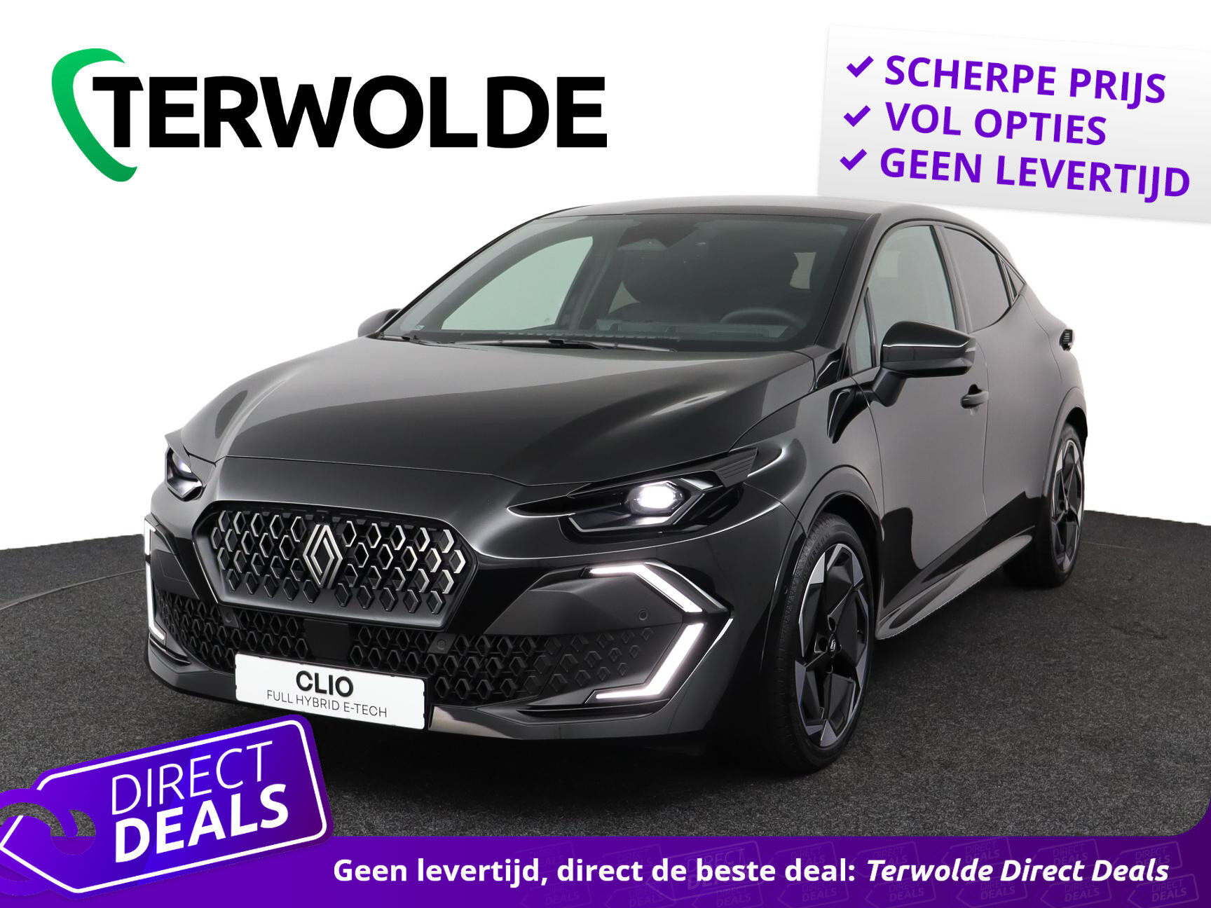 Renault Clio techno full hybrid E-Tech 160 pk