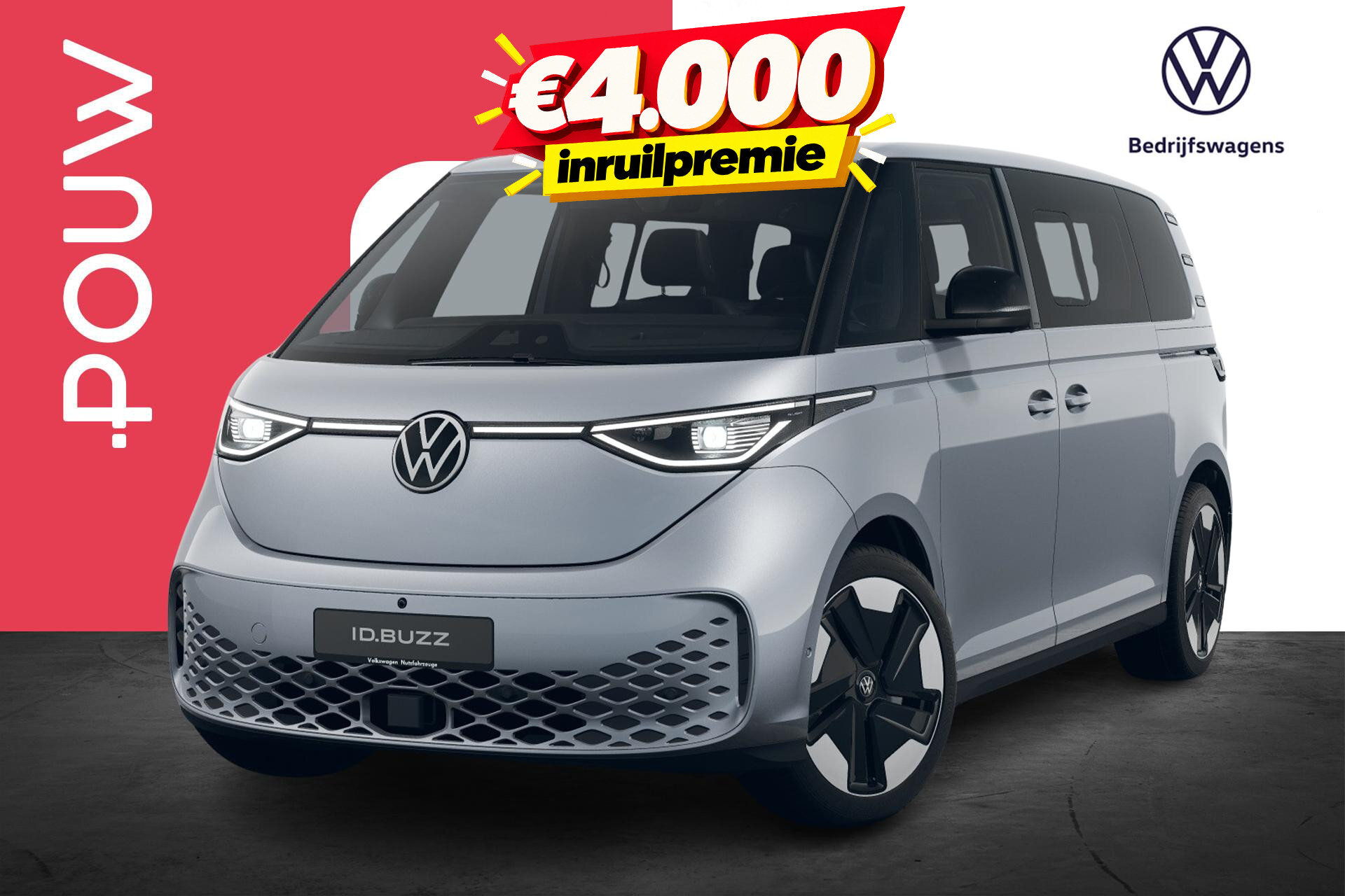 Volkswagen ID. Buzz Pro Bulli 286pk 86 kWh LWB 7p.