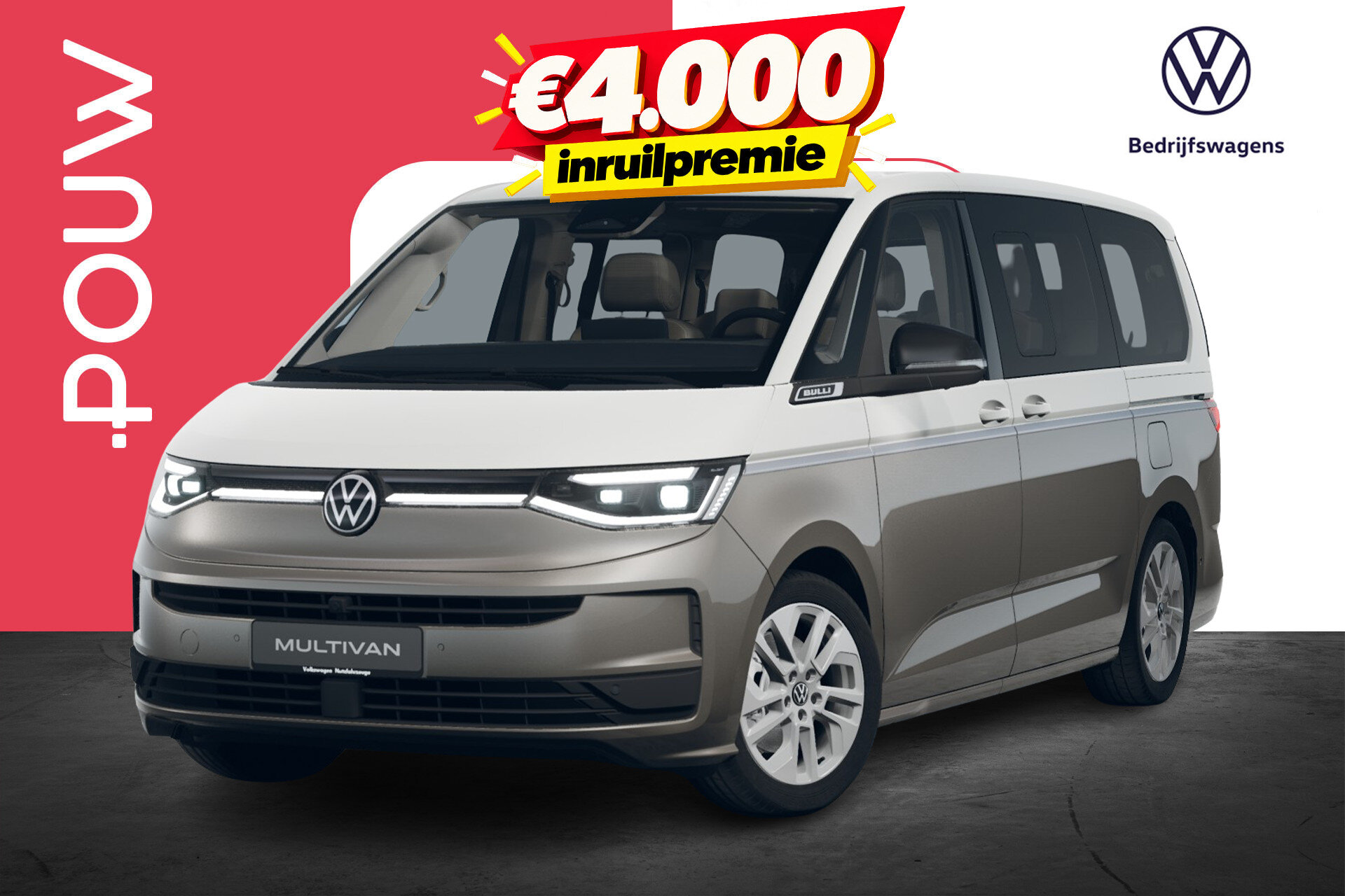 Volkswagen Multivan 1.5 eHybrid 245pk L2 Bulli Edition 4Motion - Afbeelding 1