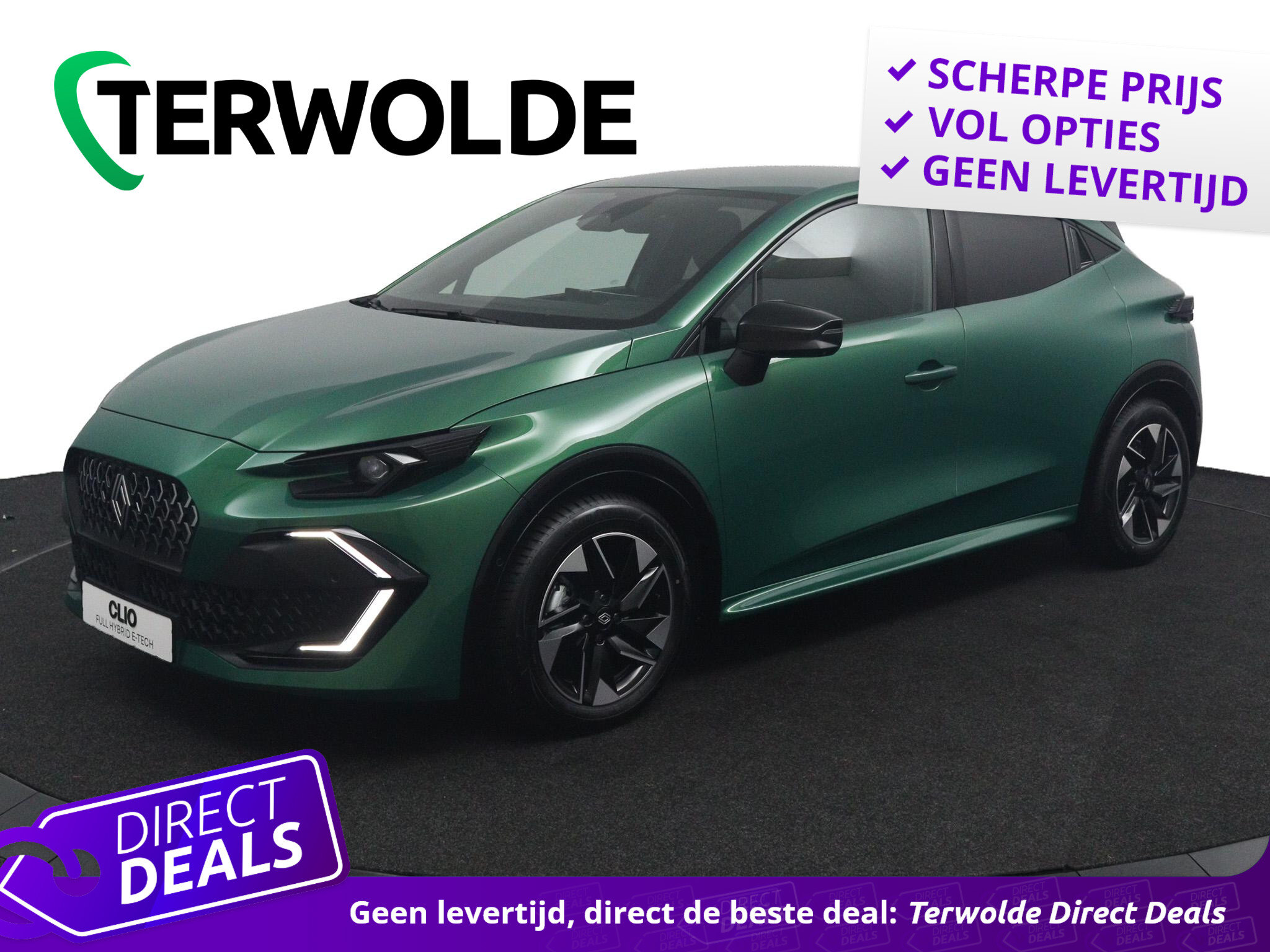 Renault Clio techno full hybrid E-Tech 160 pk