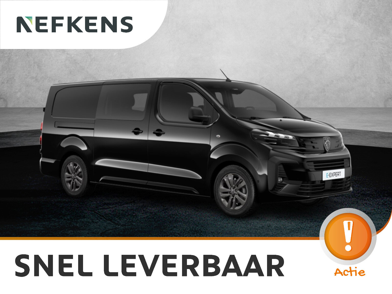 Peugeot Expert Standaard Dubbele Cabine - Elektrisch