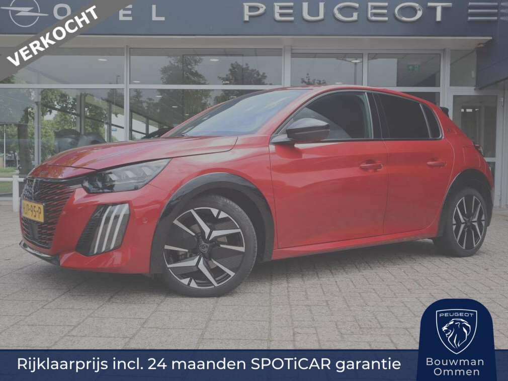 Peugeot 208 GT HYBRID 145pk e-DCS6 automaat, Rijklaarprijs, Camera voor en achter Adaptieve cruise control Keyless entry & start VERKOCHT