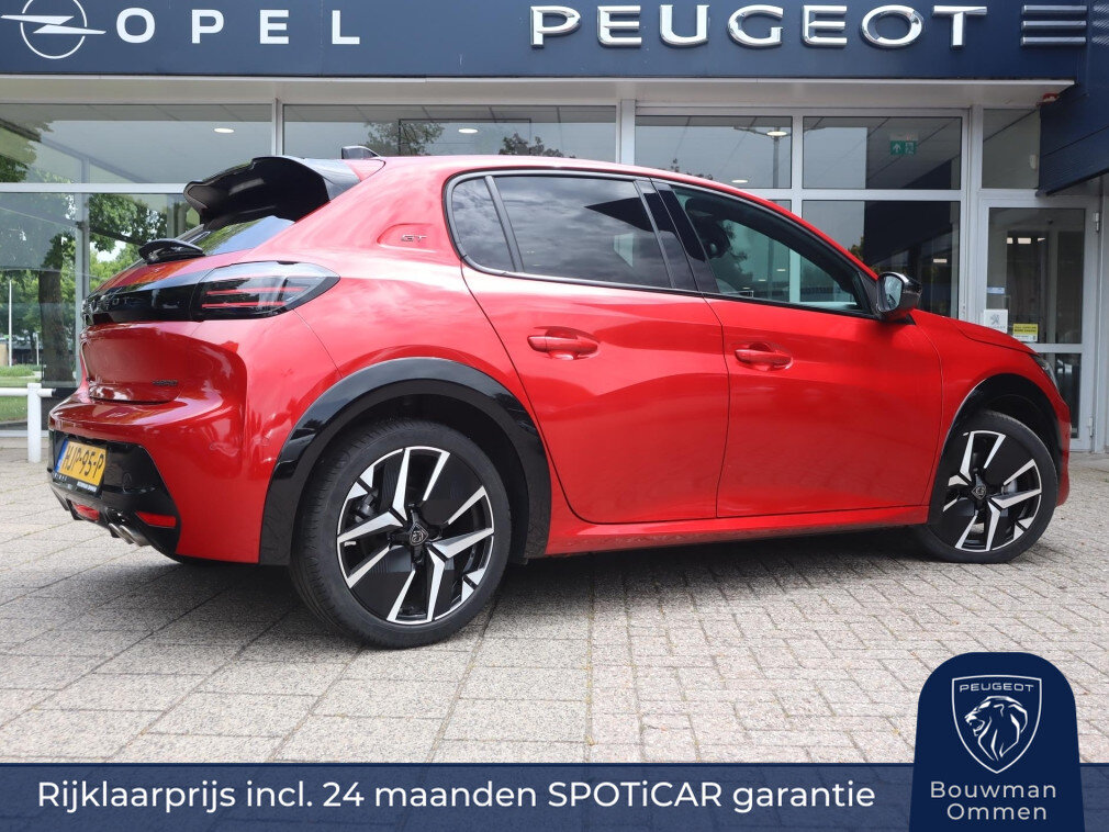 Peugeot 208 GT HYBRID 145pk e-DCS6 automaat, Rijklaarprijs, Camera voor en achter Adaptieve cruise control Keyless entry & start VERKOCHT - Afbeelding 2