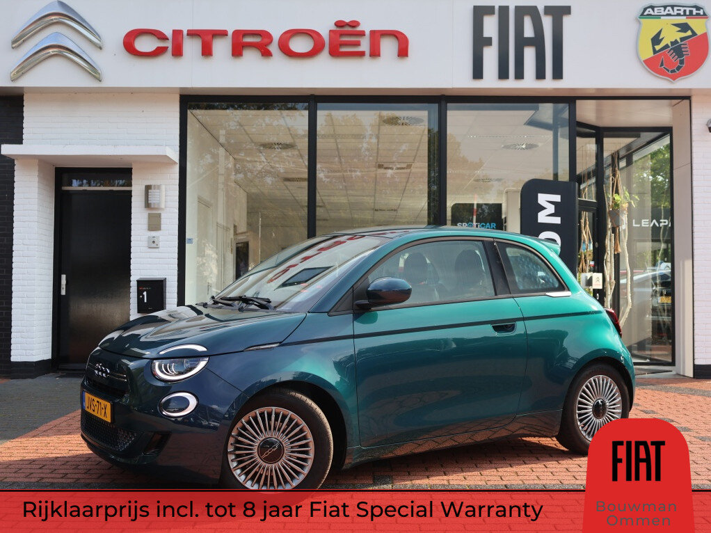 Fiat 500 1.0 Hybrid 65PK Torino Launch Edition, Rijklaarprijs | Apple Carplay/ Android Auto | Parkeersensoren | DAB+ | Bluetooth | Lichtmetalen wielen