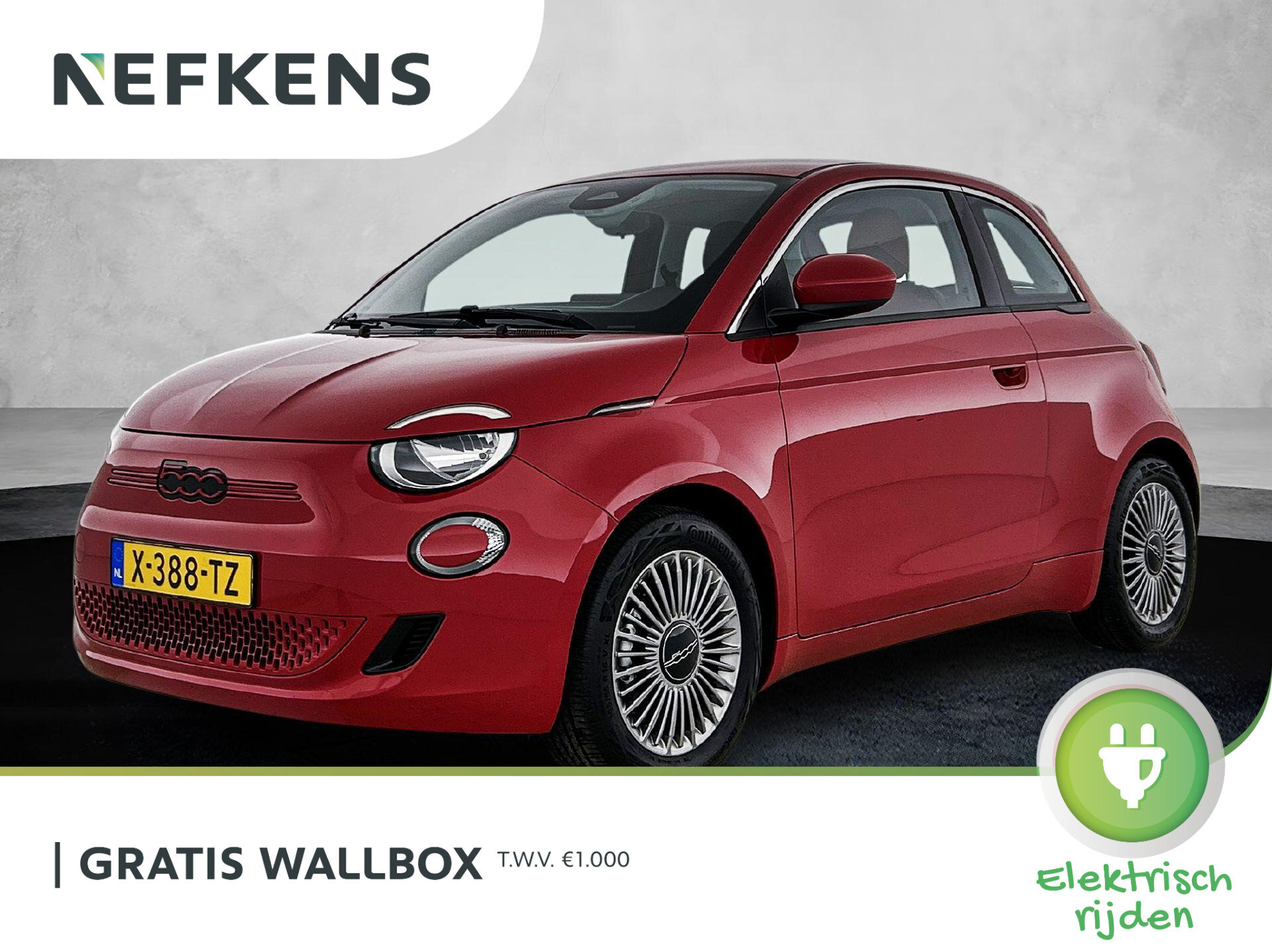 Fiat 500e 95pk RED 24 kWh Automaat