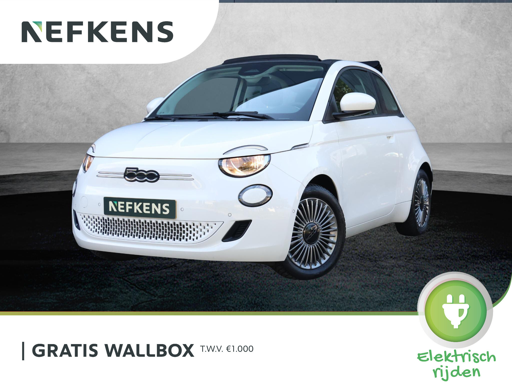 Fiat 500C Icon 42 kWh Cabrio