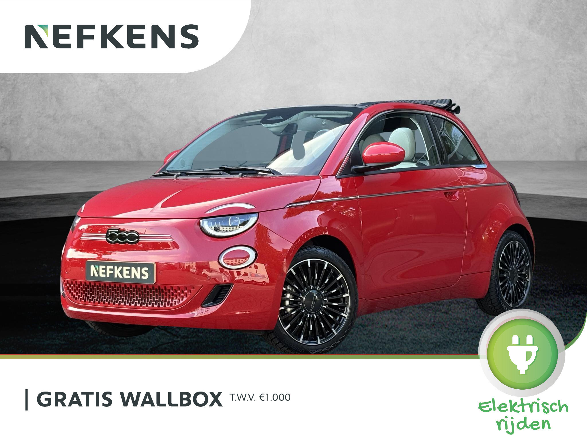 Fiat 500e La Prima 42 kWh Cabrio