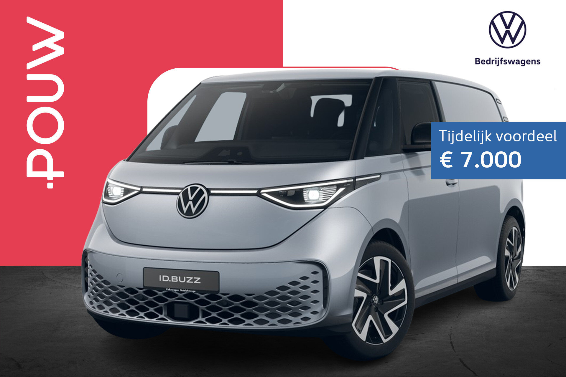 Volkswagen ID. Buzz Cargo 286pk Bulli Limited Edition 79 kWh