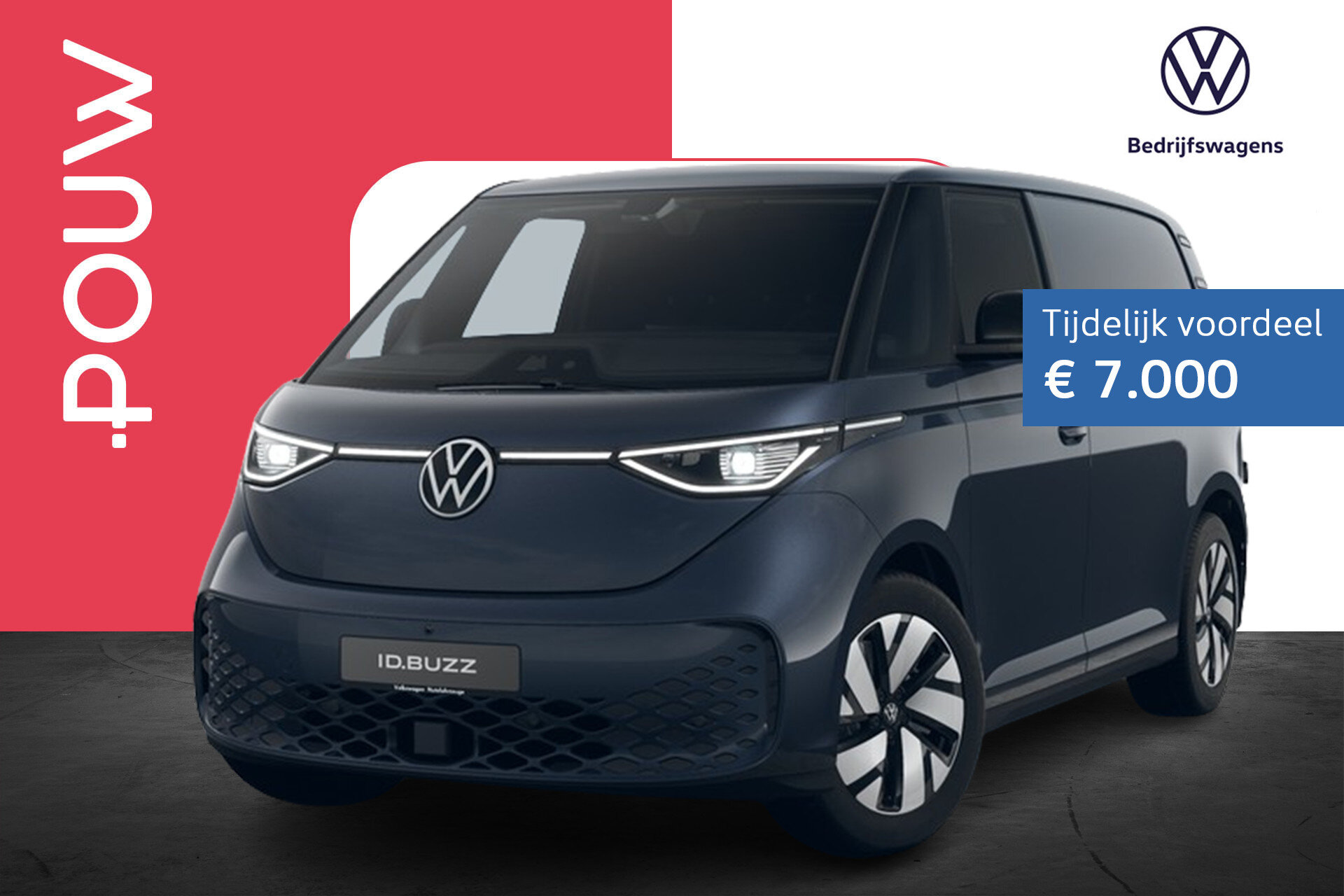 Volkswagen ID. Buzz Cargo 286pk Bulli Limited Edition 79 kWh