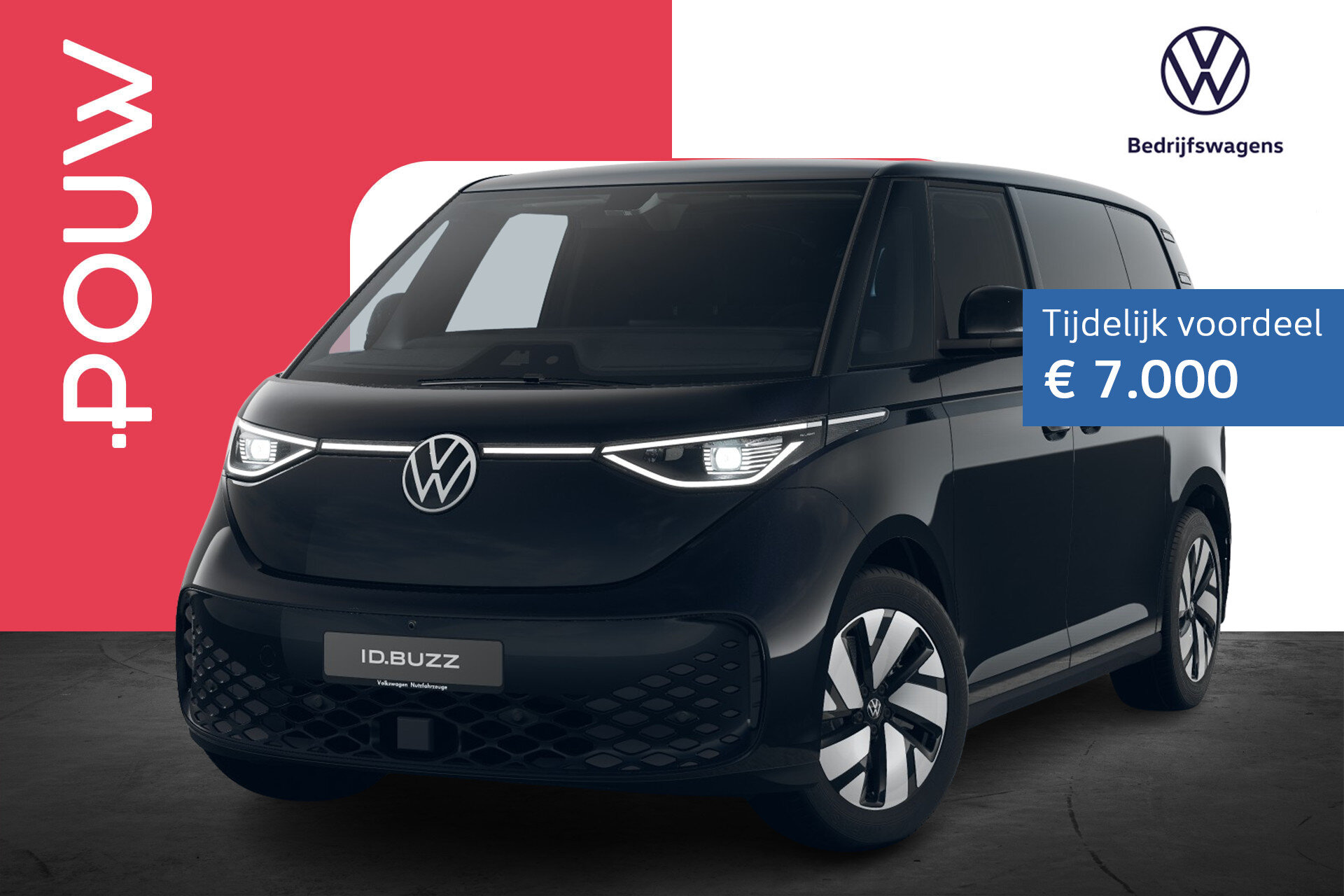 Volkswagen ID. Buzz Cargo 286pk Bulli Limited Edition 79 kWh