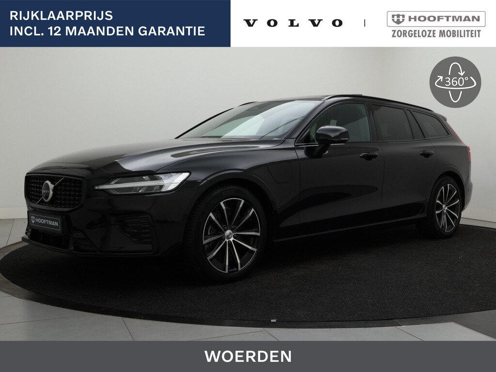 Volvo V60 T8 PLUG-IN HYBRID PLUS DARK SCHUIFDAK 360GR CAM HARMAN KARDON TREKHAAK