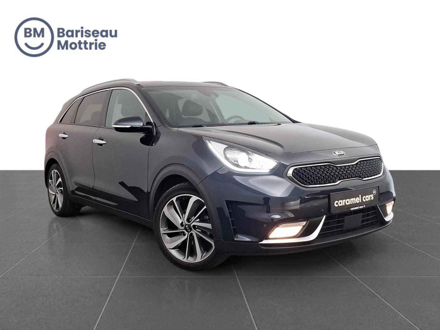 Kia Niro 1.6 HYBRID AUTOMAAT *TREKHAAK*LEDER*ZETEL VERWARMING EN KOELING*OPEN DAK*CAMERA ACHTER*SENSOREN*CARPLAY*DAB*GPS*