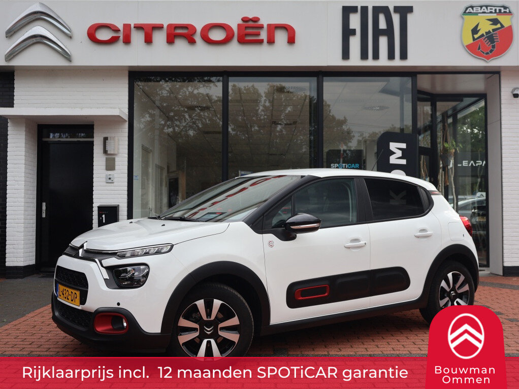 Citroën C3 PureTech 83PK S&S C-Series, Rijklaarprijs | Navi By App | Cruise Control | Parkeersensoren | Bluetooth