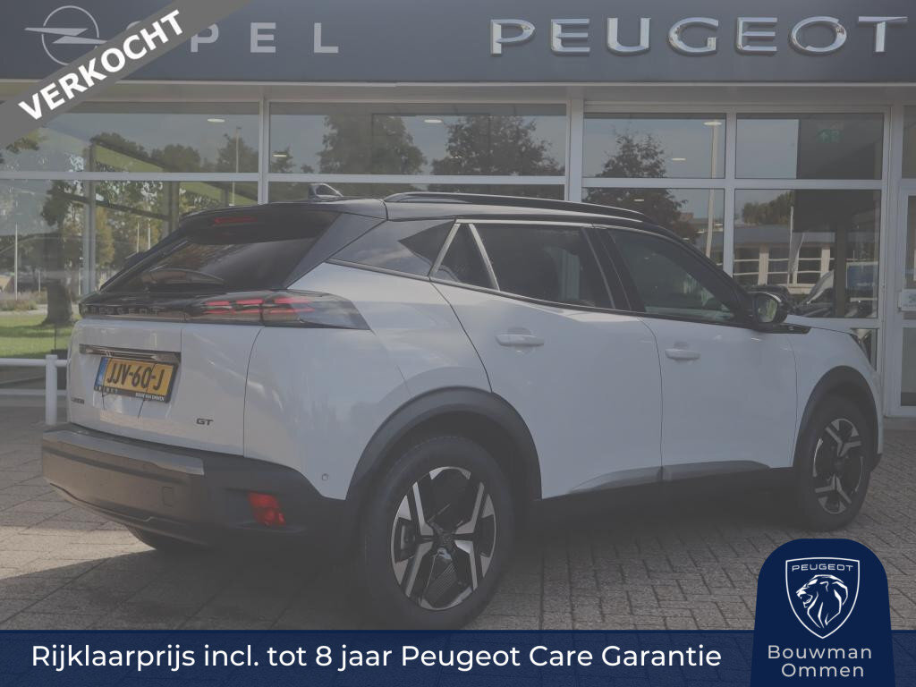 Peugeot e-2008 GT Avantage 156pk 54kWh, Rijklaarprijs, 360° View Alcantara Adaptieve cruise Elektrisch verstelbare stoelen VERKOCHT