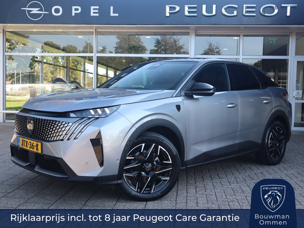 Peugeot 3008 SUV GT HYBRID 145pk e-DCS6 automaat, Rijklaarprijs, 360° Camera Adaptieve cruise control Elektrisch bedienbare achterklep