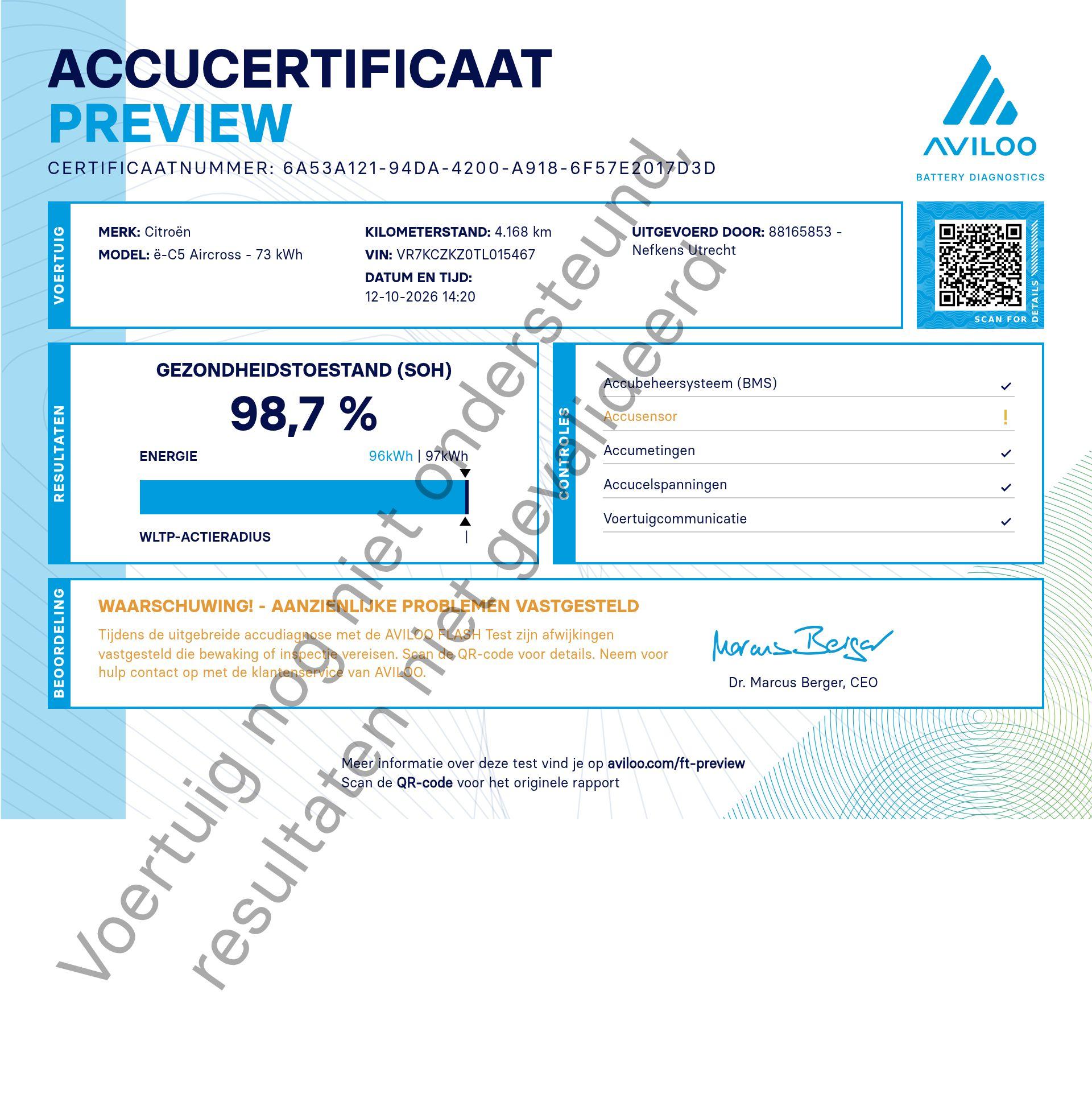 Citroën ë-C5 Aircross SUV Business Comfort Range 73 kWh - Afbeelding 4