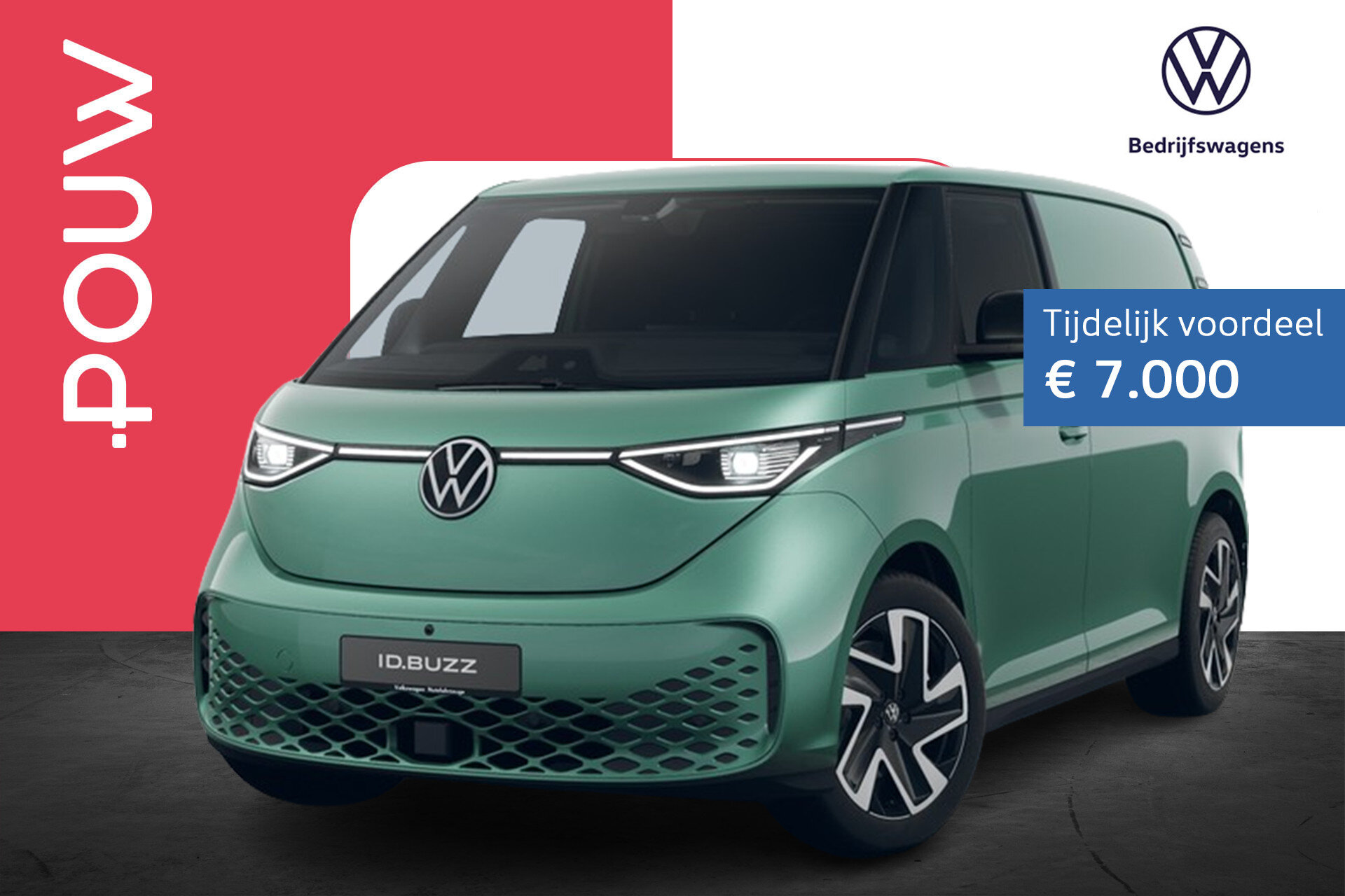 Volkswagen ID. Buzz Cargo 340pk Bulli Limited Edition 79 kWh 4MOTION