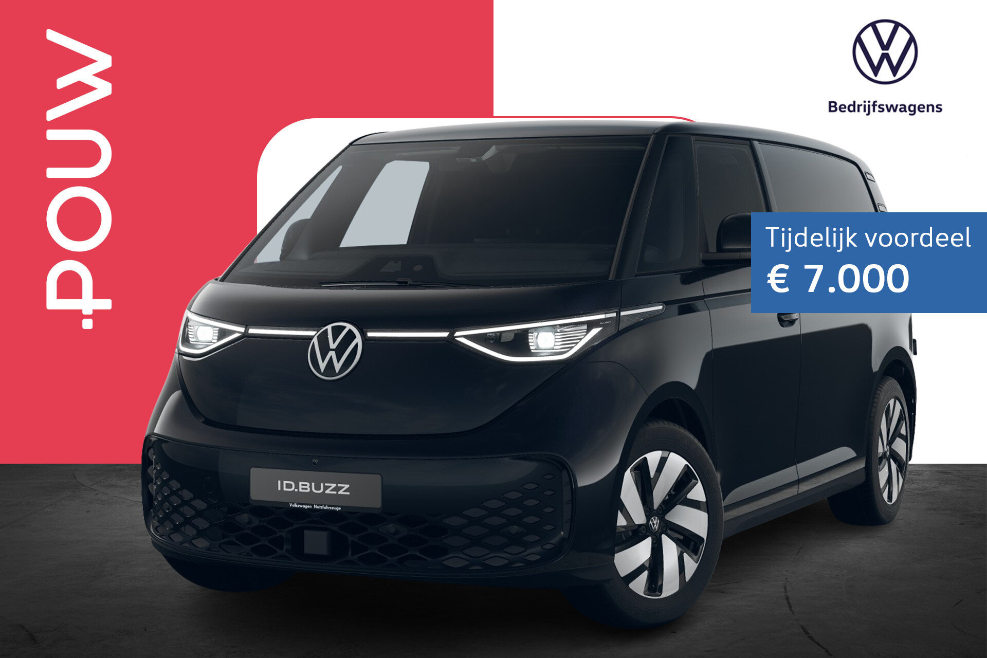 Volkswagen ID. Buzz Cargo 286pk Bulli Limited Edition 79 kWh