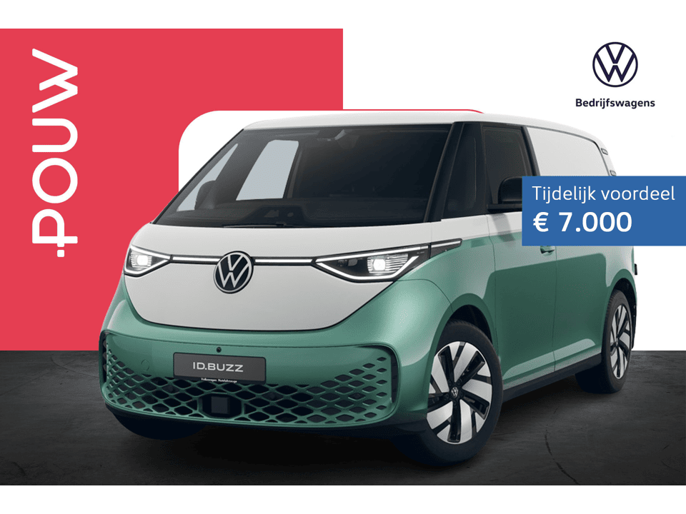 Volkswagen ID. Buzz Cargo 286pk Bulli Limited Edition 79 kWh - Afbeelding 1