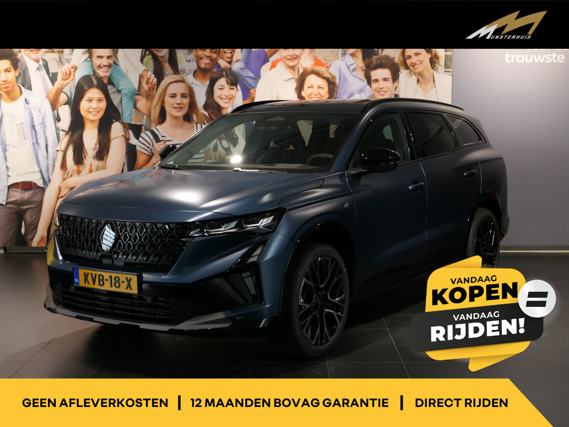 Renault Espace E-Tech full hybrid 200 esprit Alpine 7p.