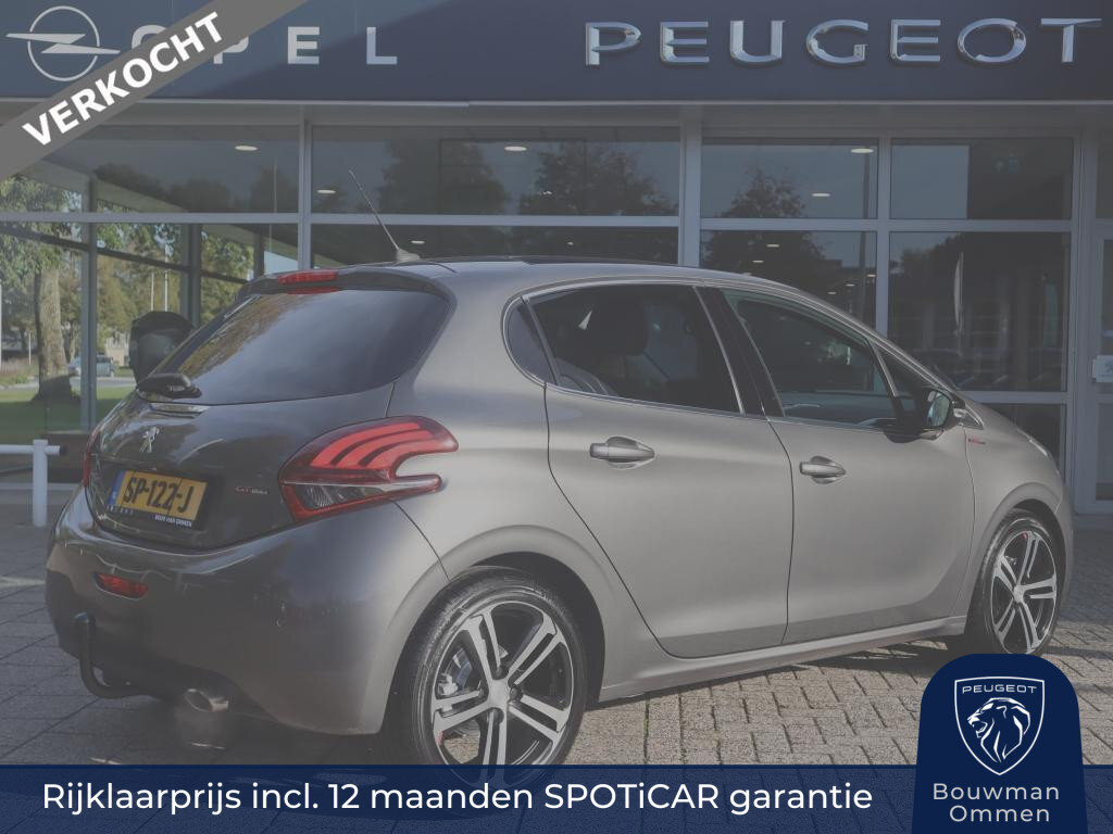 Peugeot 208 GT-Line PureTech 110pk EAT6 automaat 5Drs, Rijklaarprijs, Panoramadak, Camera Navigatie VERKOCHT