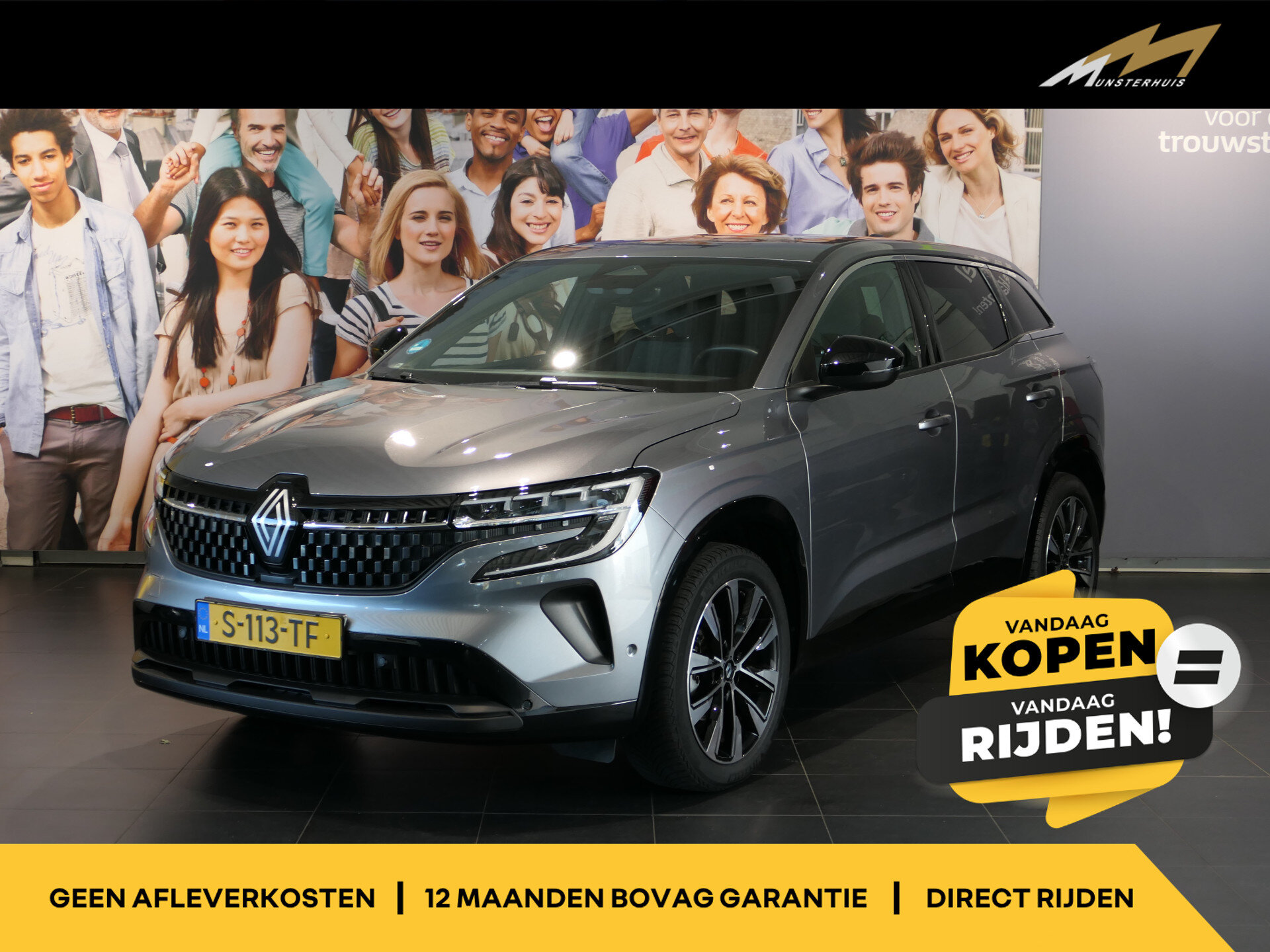 Renault Austral 1.2 mild hybrid advanced 130 techno | Occasion Lease vanaf €604 p/m |
