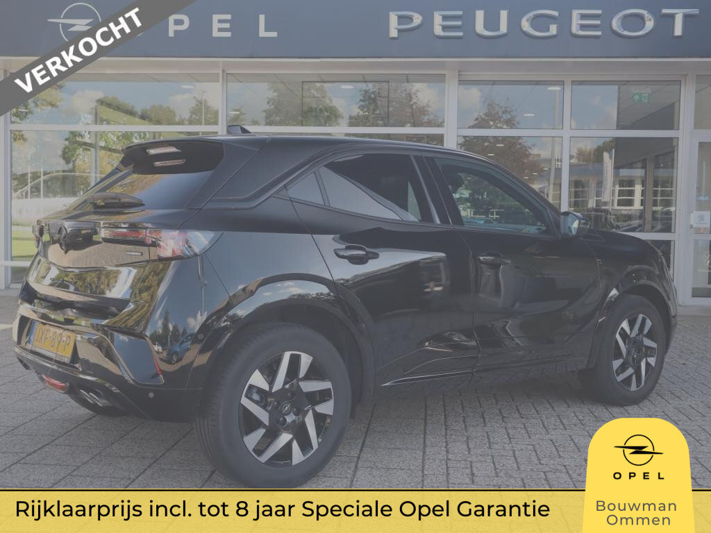 Opel Mokka GS 1.2 Turbo Hybrid 145pk eDCT Automaat, Rijklaarprijs, Adaptieve Cruise Stoelverwarming Camera VERKOCHT