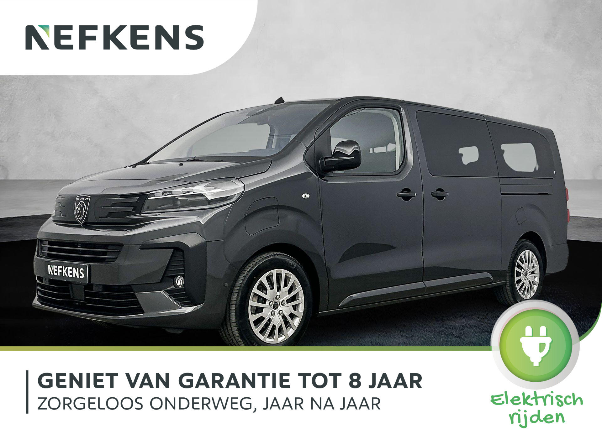 Peugeot e-Traveller Long 75 kWh 136pk 8-persoons