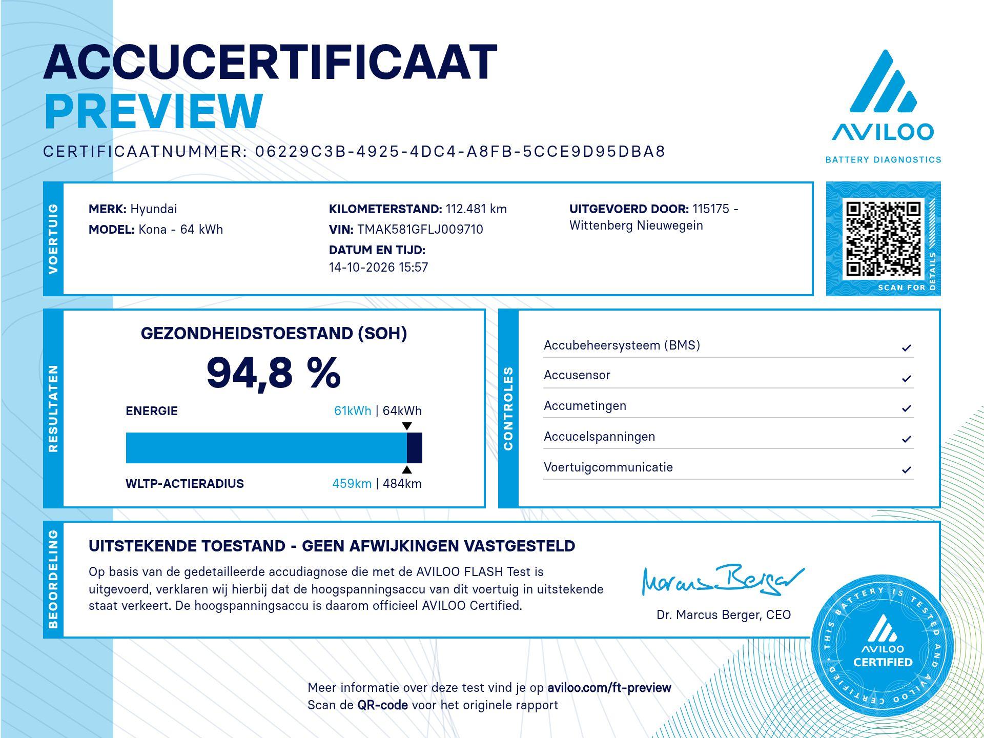 Hyundai Kona EV Limited 64 kWh