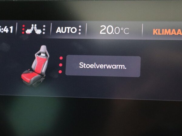 voorstoelen verwarmd