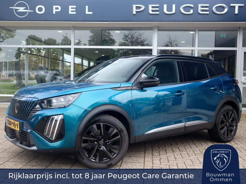 Peugeot 2008 GT Mild Hybrid 145pk e-DCS6 Automaat, Rijklaarprijs, 360° Viseopark Adaptieve Cruisecontrol AppleCarplay AndroidAuto