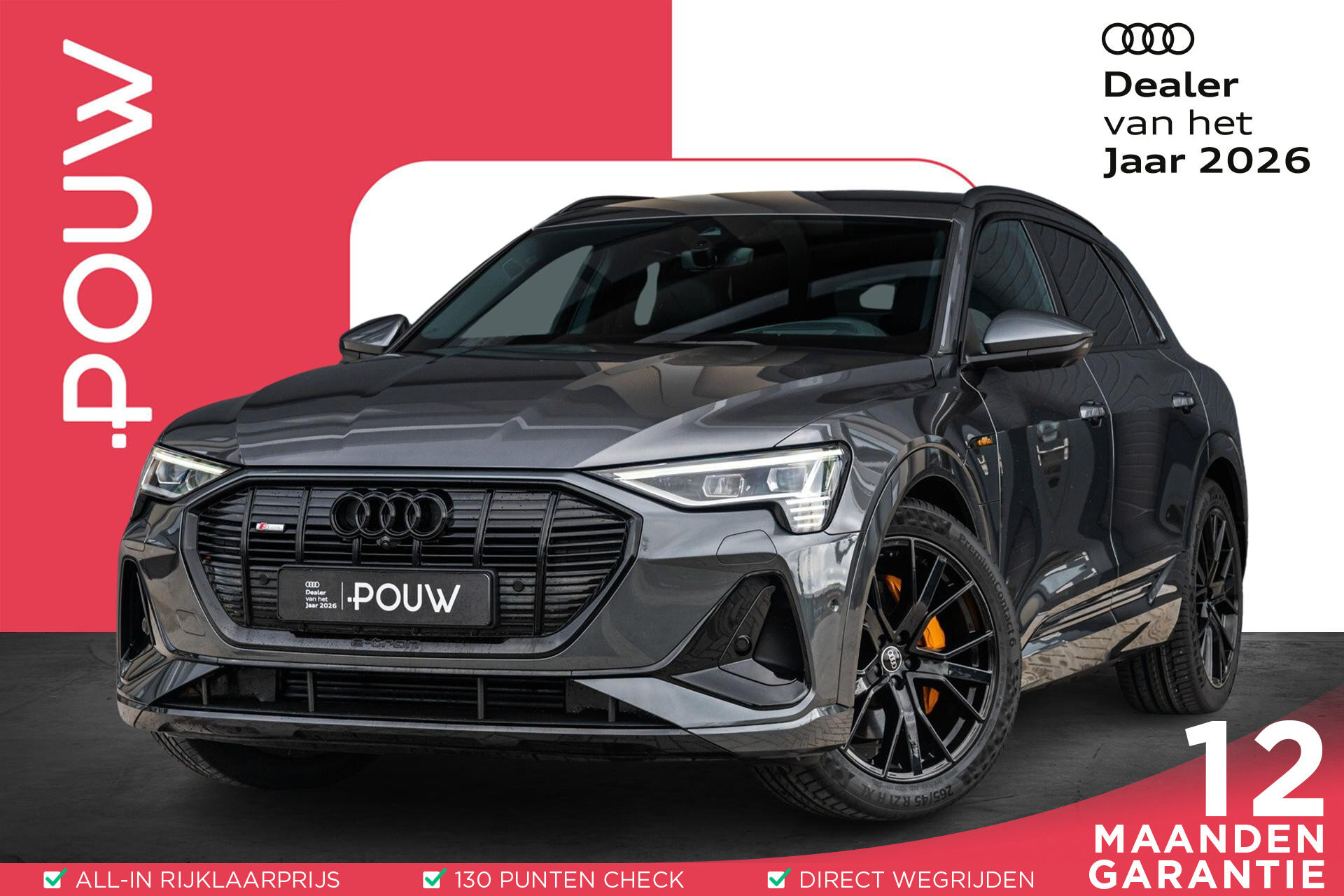 Audi e-tron 55 408pk Quattro S edition 95 kWh
