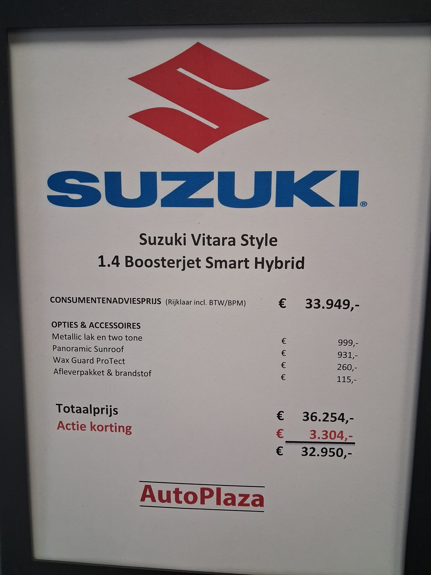 Suzuki Vitara 1.4 Boosterjet Smart Hybrid Style - Afbeelding 2