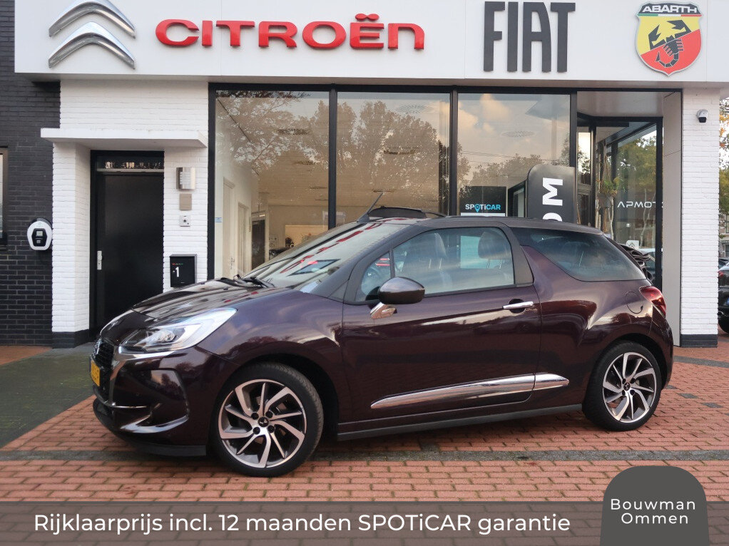 DS DS 3 Cabriolet PureTech 130PK H6 S&S Sport Chic, Rijklaarprijs | Camera | Navigatie | LED verlichting