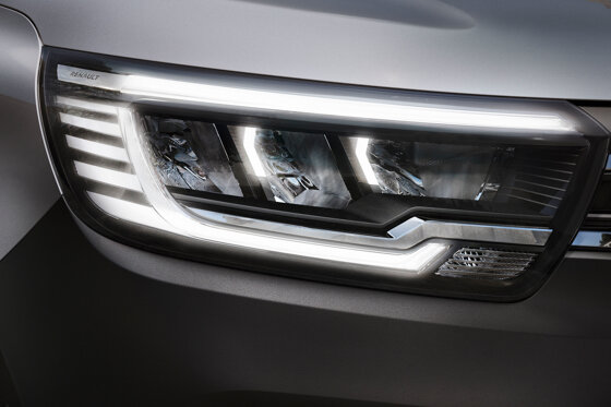 Renault Kangoo lichtsignatuur