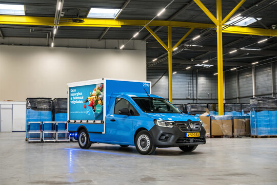 Kangoo electric uitgerust als Platform Cabine L2
