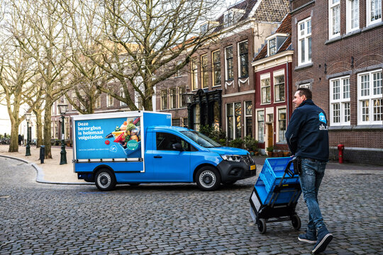 Renault Kangoo electric Albert Heijn duurzame bezorging