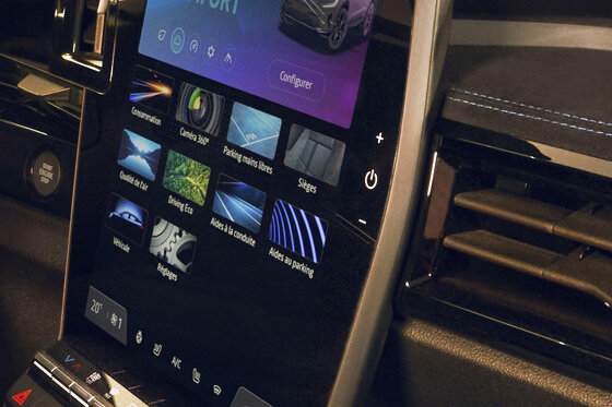 Renault Austral beeldscherm Renault Austral beeldscherm