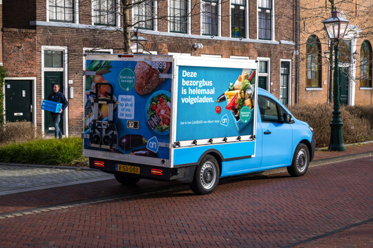 Renault Kangoo electric Albert Heijn duurzame samenwerking